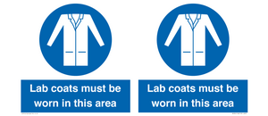 Lab coats must be worn in this area